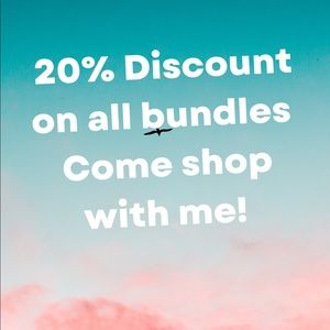 Hello and welcome to my closet! Bundle and save!